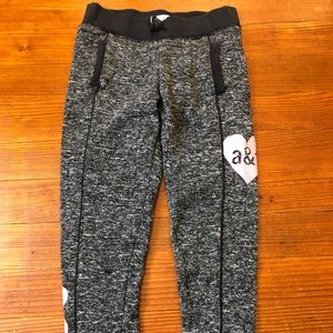 Abercrombie kids joggers heart size 11/12